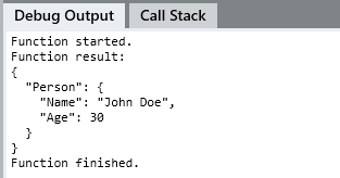 function result