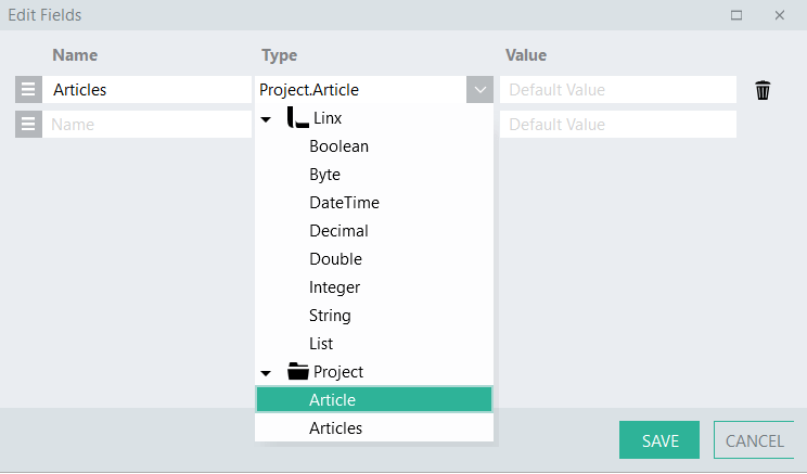 Custom Type Example