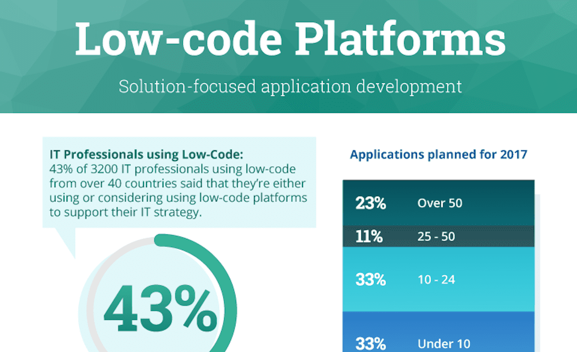 [INFOGRAPHIC] Low-Code for IT Professionals